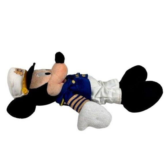 Disney Cruise Line Captain Mickey Mouse Plush Stuffed Animal Toy 12” Inches Blue - Picture 6 of 11